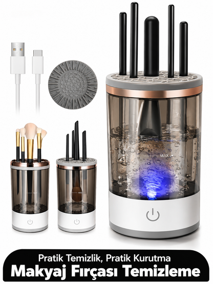 Altvia-Care BrushGlow™ Otomatik Makyaj Fırçası Temizleme & Kurutma Cihazı